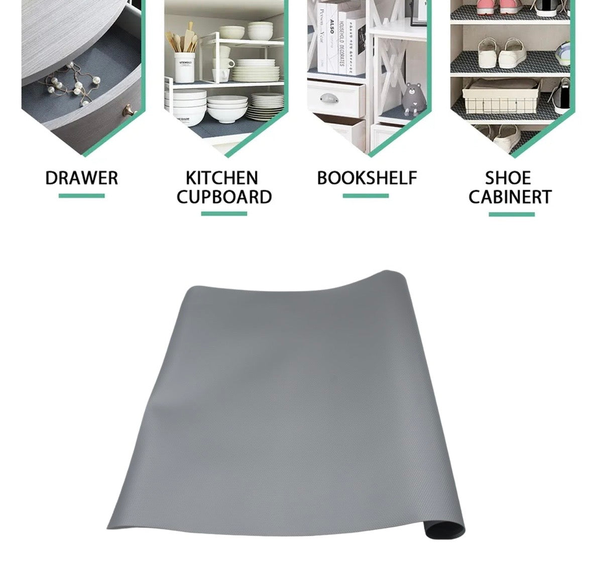 Anti-Slip Shelf Liner – Multipurpose Mat 45cmx1.25m