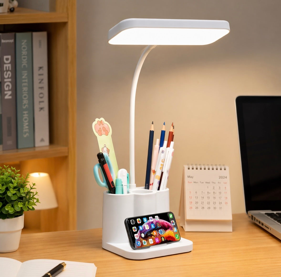 Multi-Function LED Desk Lamp – Adjustable Light