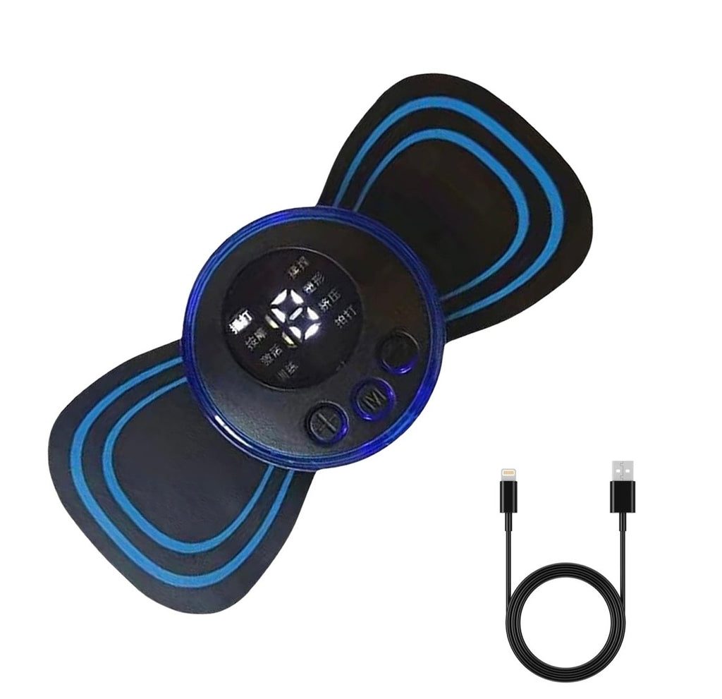 Portable USB Neck Massager – Electric EMS Relief